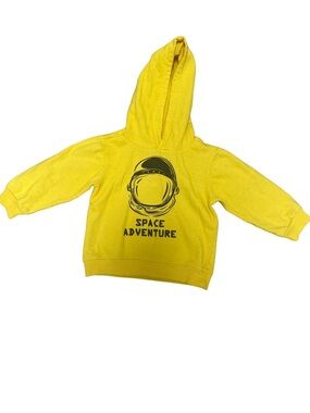 Alex & Jack Yellow 'Space Adventure' Hooded Sweatshirt - Cozy Pullover